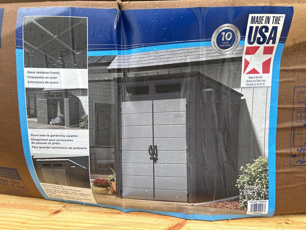 Suncast Modernist 6ft x 5ft Storage Shed