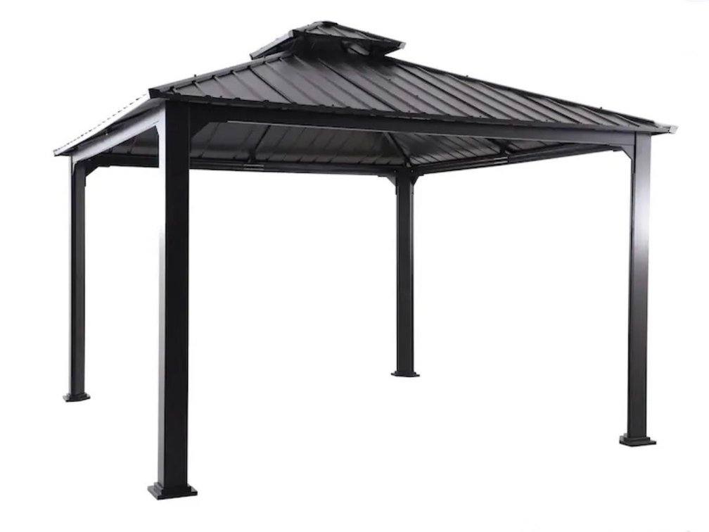 Style Selections 10ft x 13ft Power Play Hard Top Gazebo