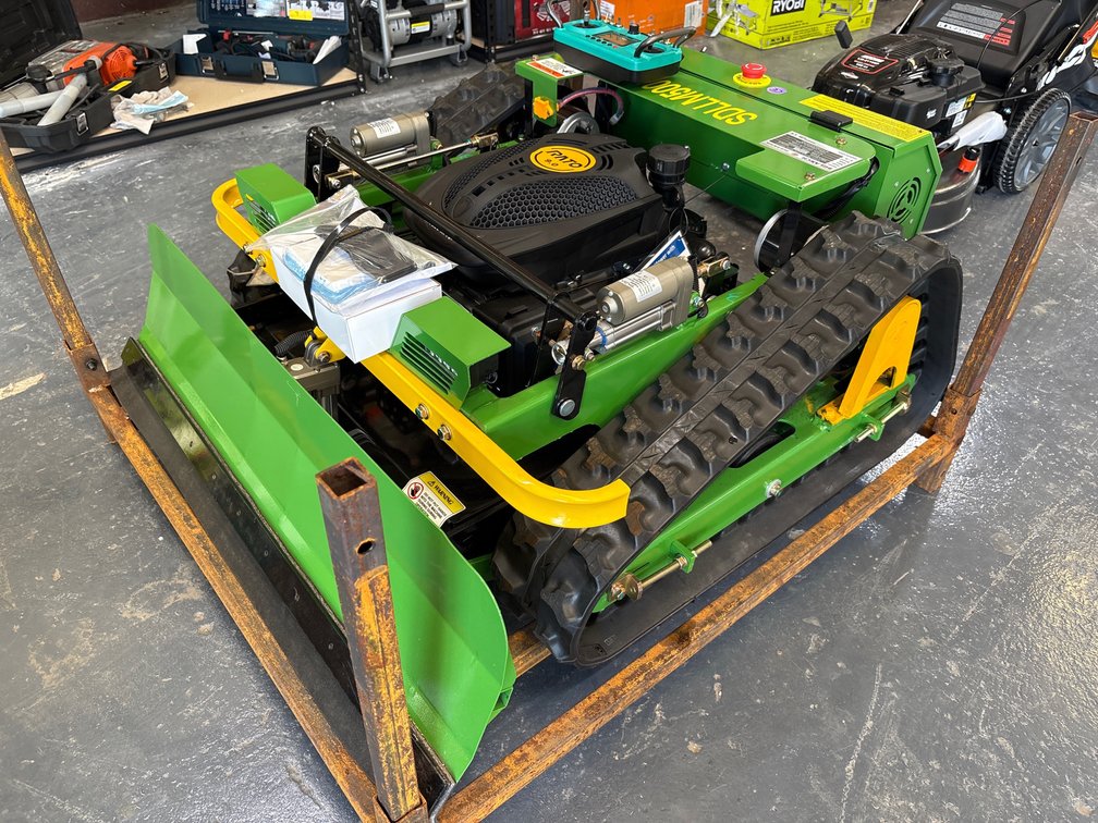 Unused 2025 SDLanch SDLLM500 RC Lawn Mower w/ Dozer Blade, Rato RV225-XPro Gas Motor