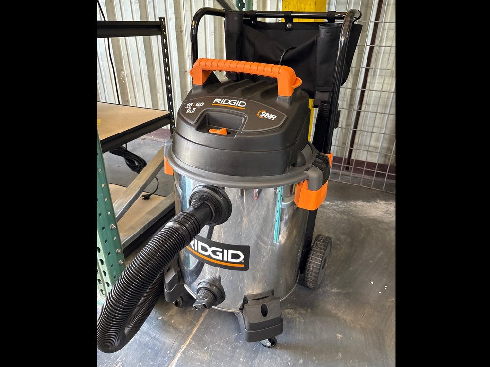 Ridgid 16 Gallon 6.5HP Stainless Wet/Dry Vac 
