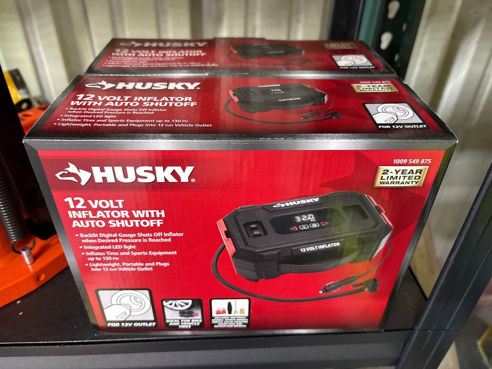 Husky 12Volt Inflators, 2pcs
