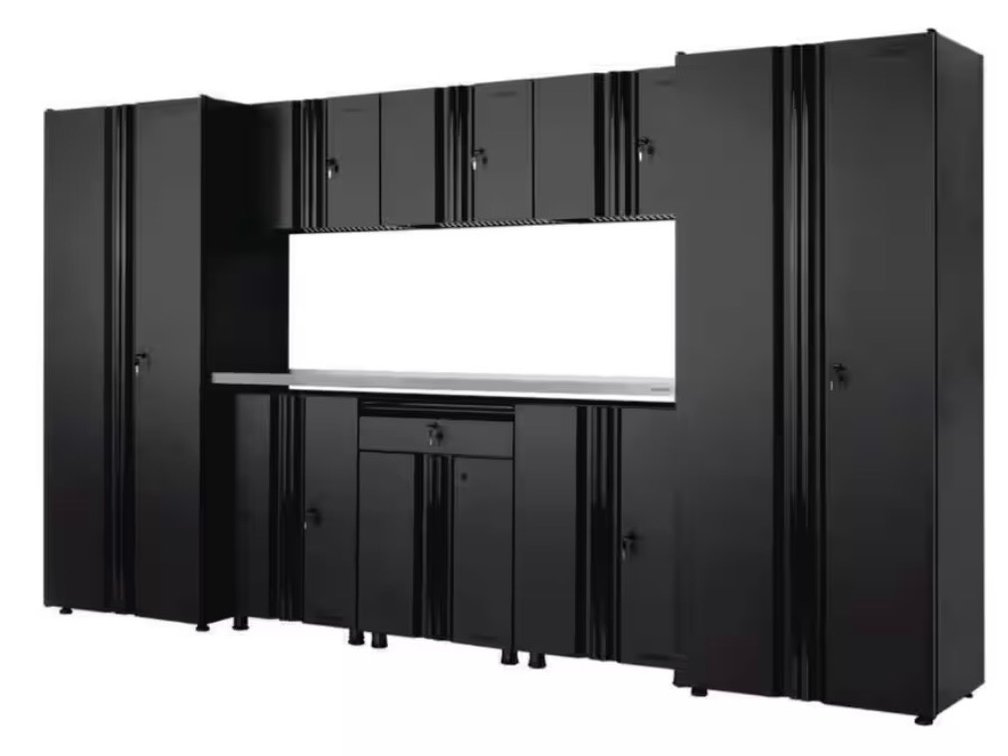 Husky 9pc Garage Cabinet Set