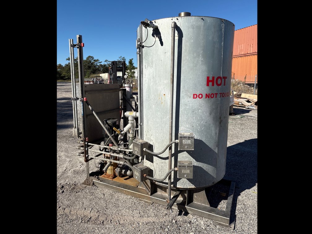Industrial Skid Mount Water Barrel Cleaner