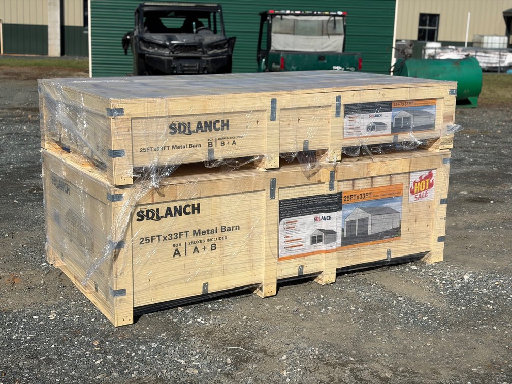 NEW 25FT X 33FT Metal Garage Kit
