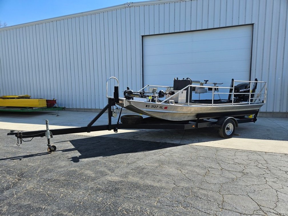 Clark 19' Flat Bottom Fishing Boat