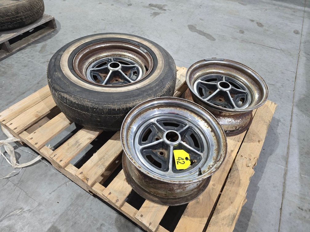 (3) Buick 5 Bolt Rims