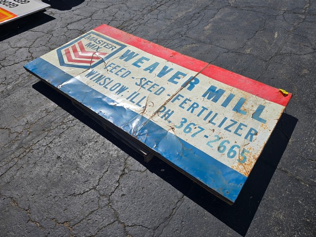 Master Mix Feed Sign
