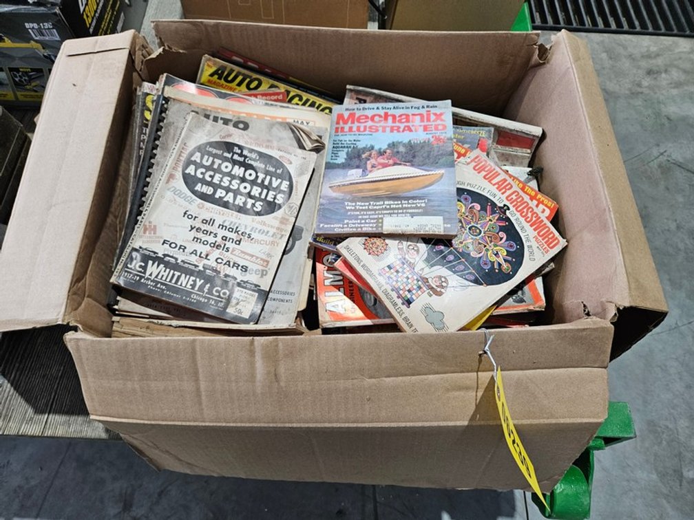 Box Of Vintage Magazines