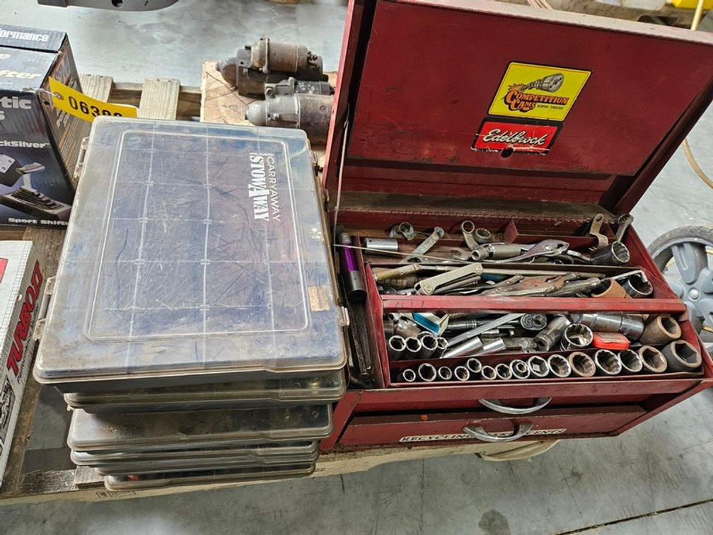 Tool Boxes Full Of Tools And Fasteners