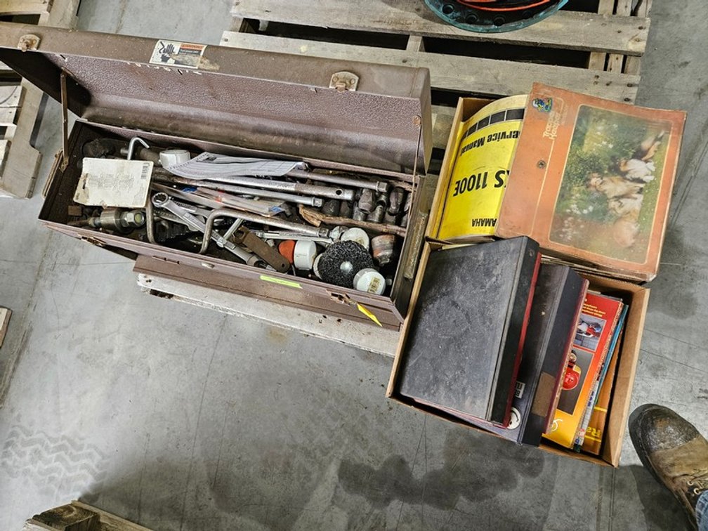 Loaded Tool Box And Assorted Literature