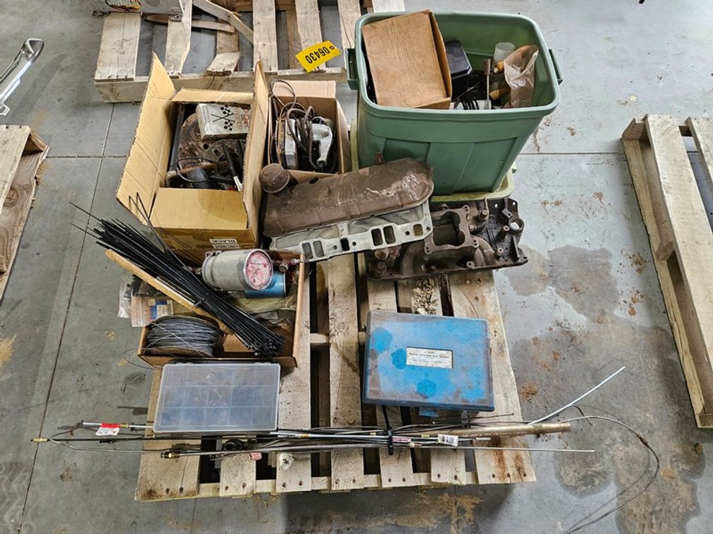 Pallet Of Automotive Parts And Tools