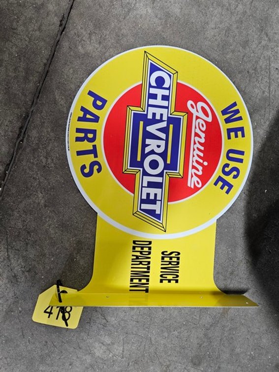 Chevorlet Side Mount Sign