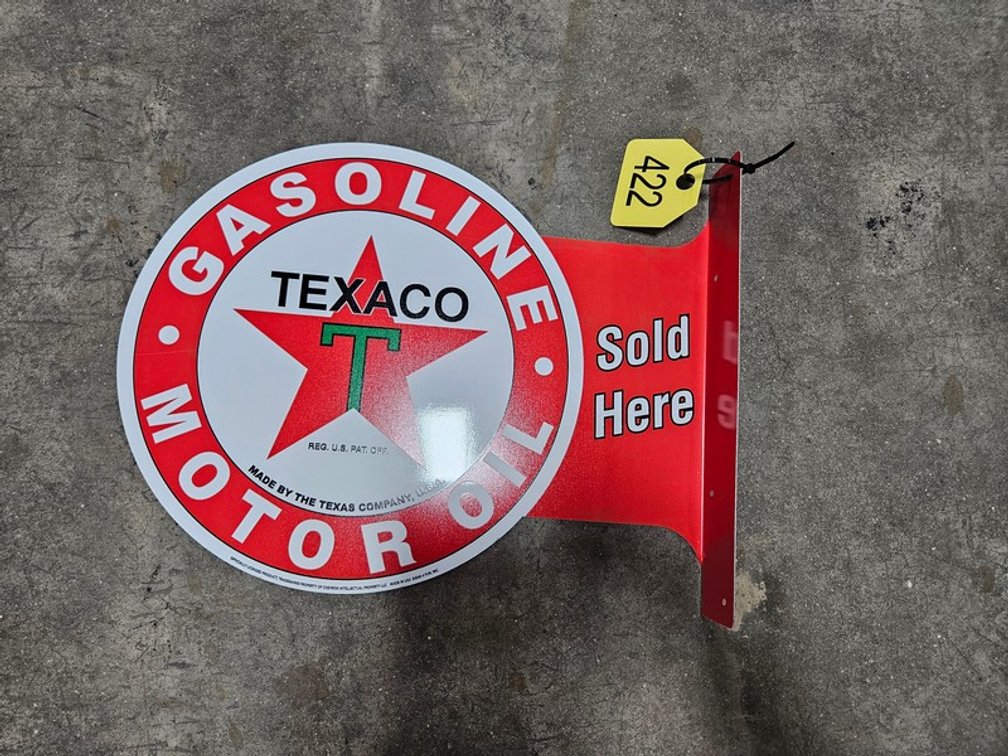 Texaco Side Mount Sign