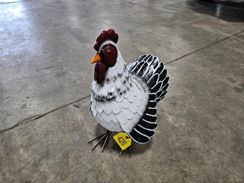 Metal Yard Art Rooster