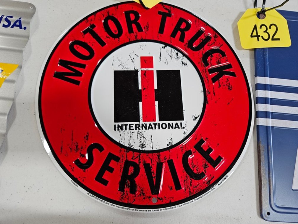 International Motor Truck Service Sign
