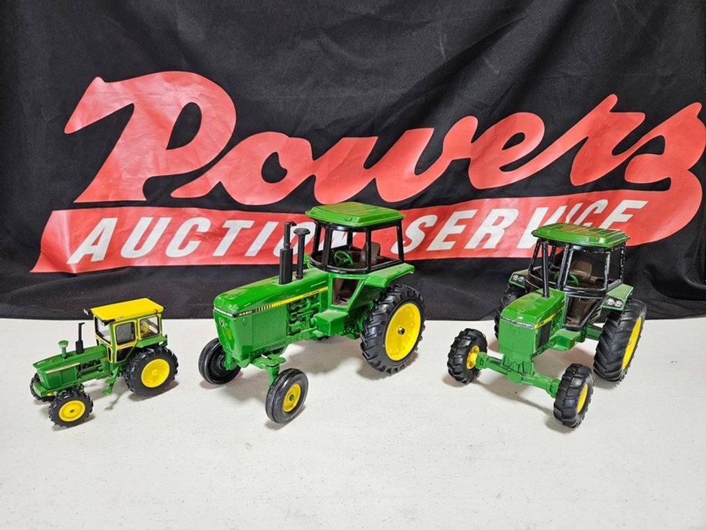 Box Of John Deere Tractors