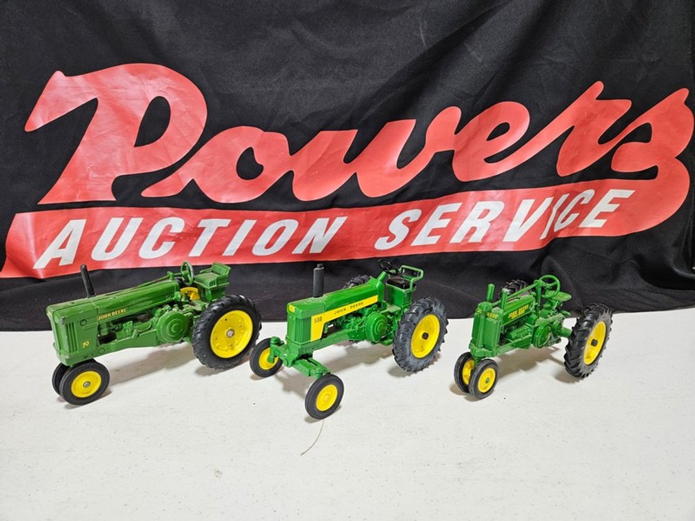 Box Of John Deere Tractors