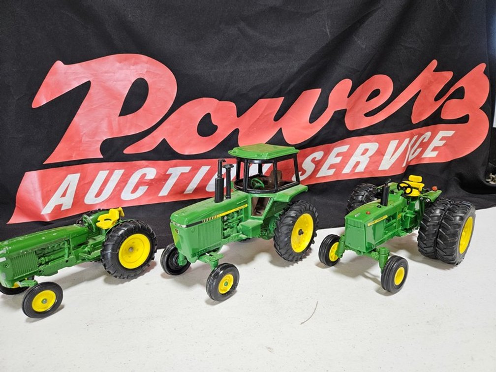 Box Of John Deere Tractors