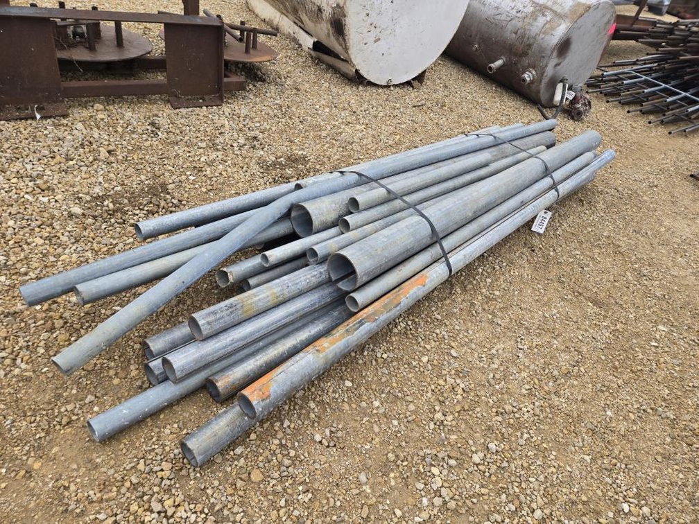 (26) GALVANIZED PIPE DROPS