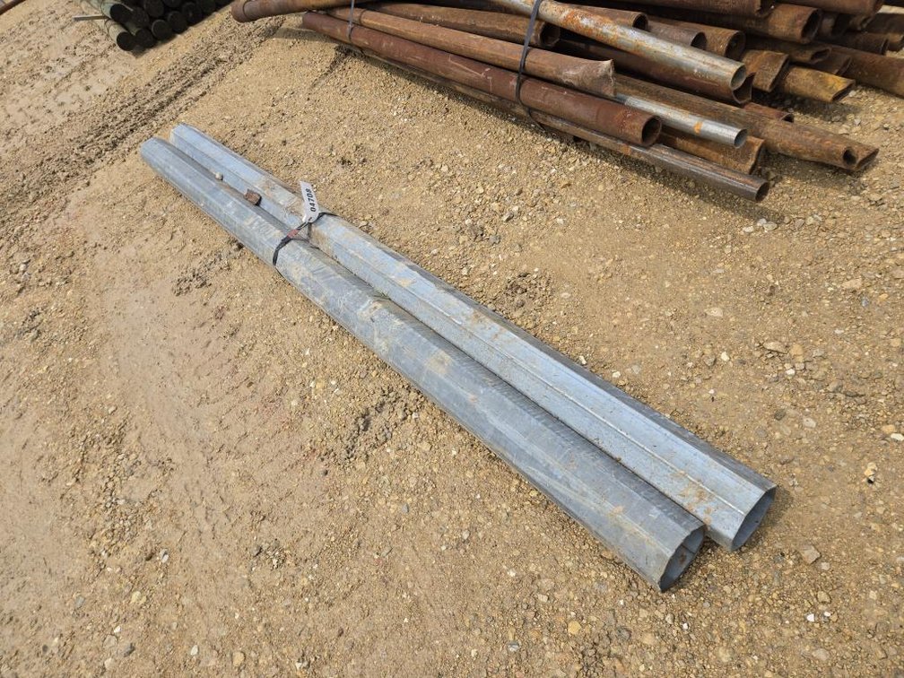 5 X 5 OCTAGON GALVANIZED PIPE