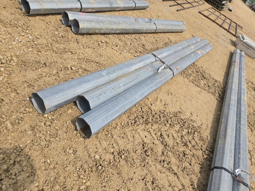 5 X 5 OCTAGON GALVANIZED PIPE
