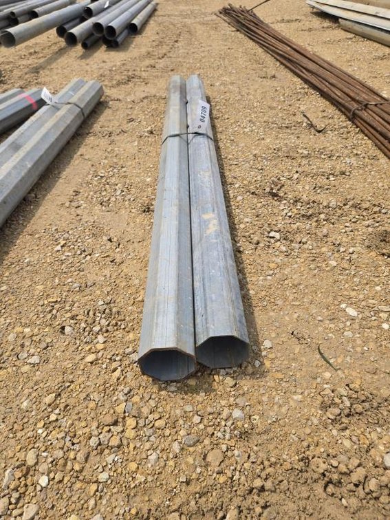 5 X 5 OCTAGON GALVANIZED PIPE