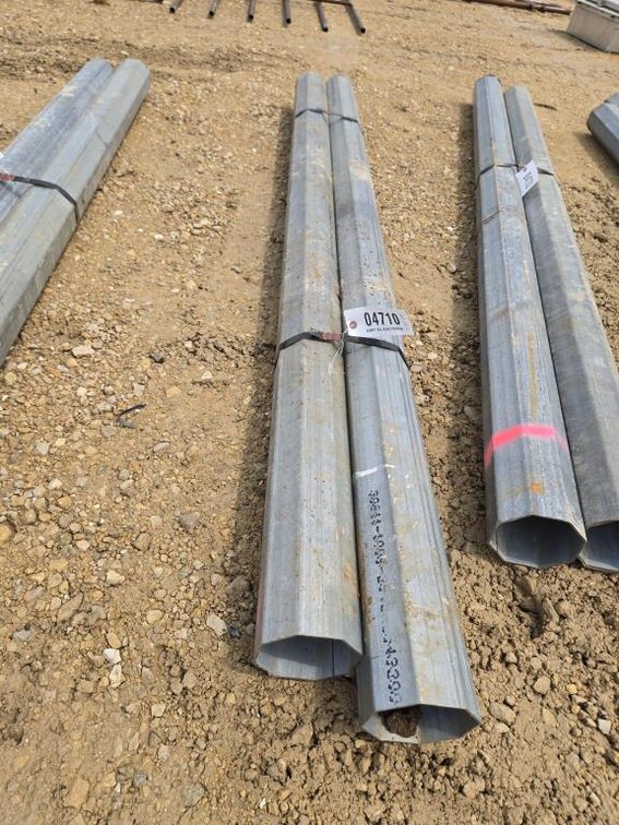 5 X 5 OCTAGON GALVANIZED PIPE