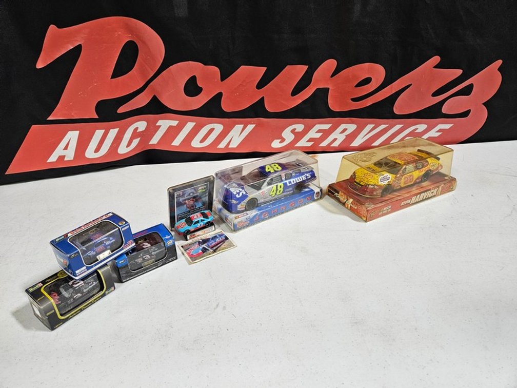 Box Of Nascar Replica Cars