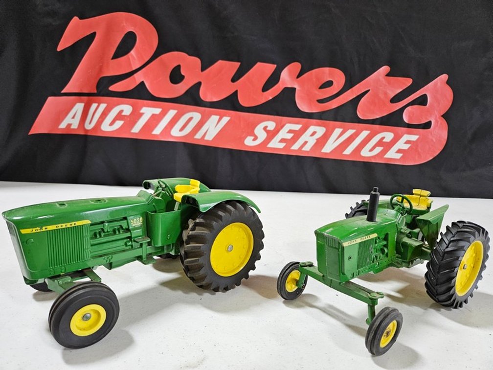(2) John Deere 1/16 Scale Tractors