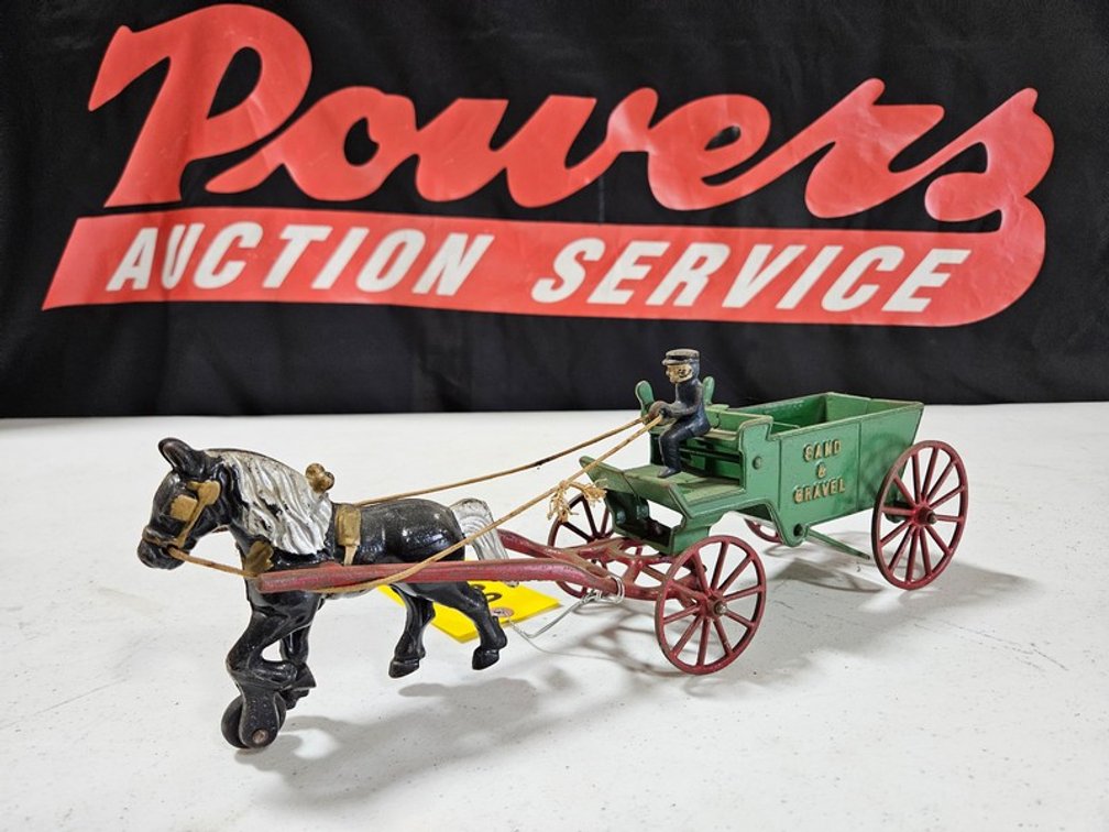 Metal Horse Drawn Toy
