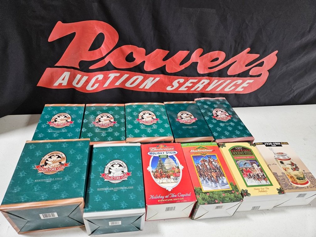 Tote Of Budweiser Steins