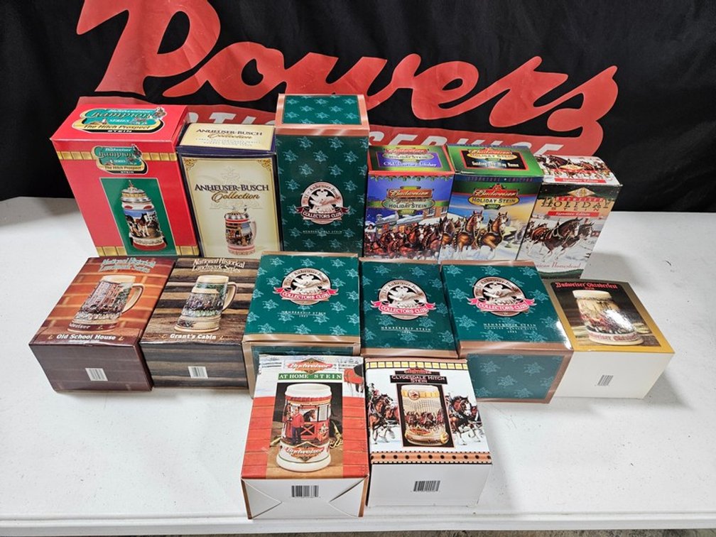 Tote Of Budweiser Steins