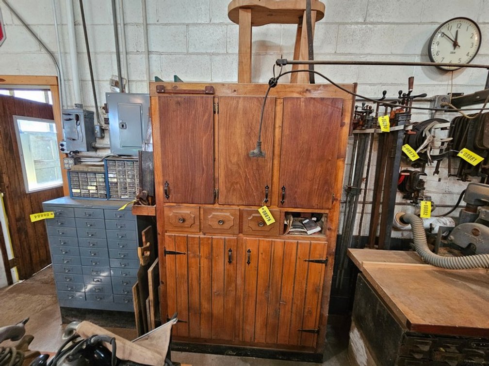 Wood Working Tool Cabinet w/ Contents
