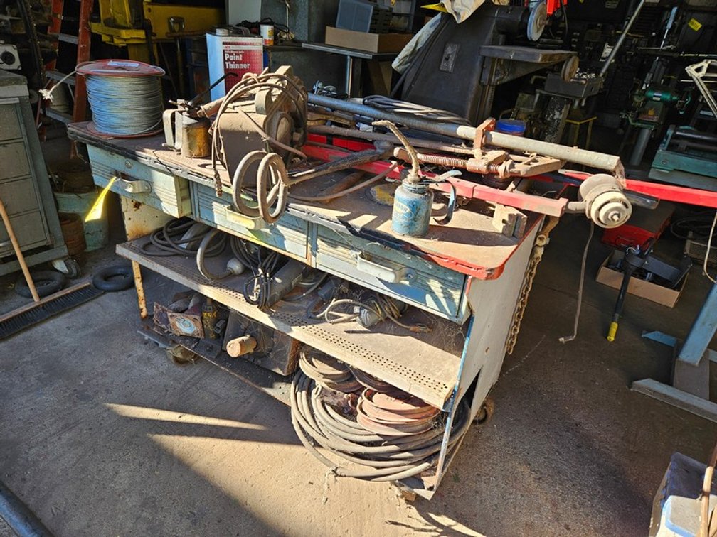 Shop Work bench w/ Contents