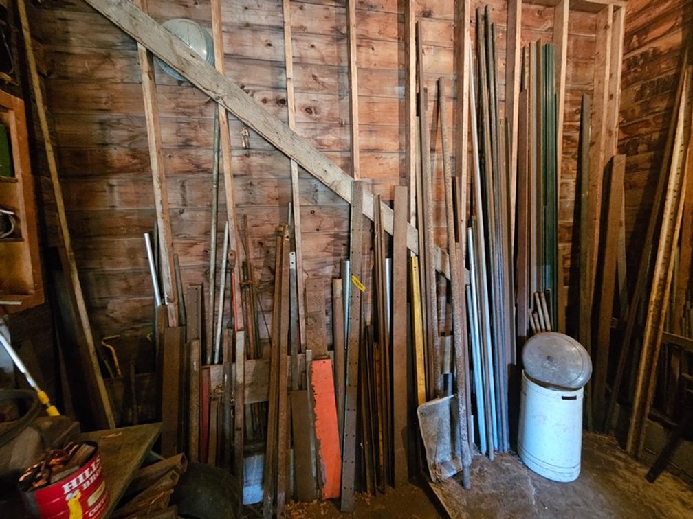 Wall Of Assorted Metal