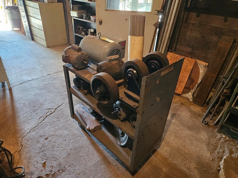Rolling Cart With Electric Motors