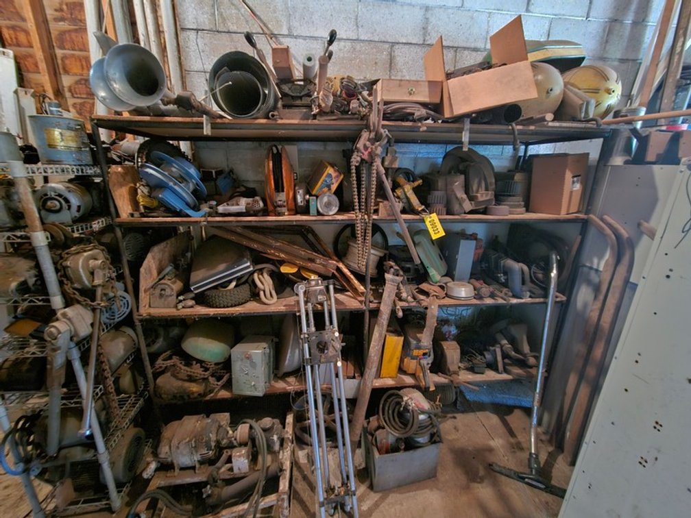 Large Storage Rack And All Contents