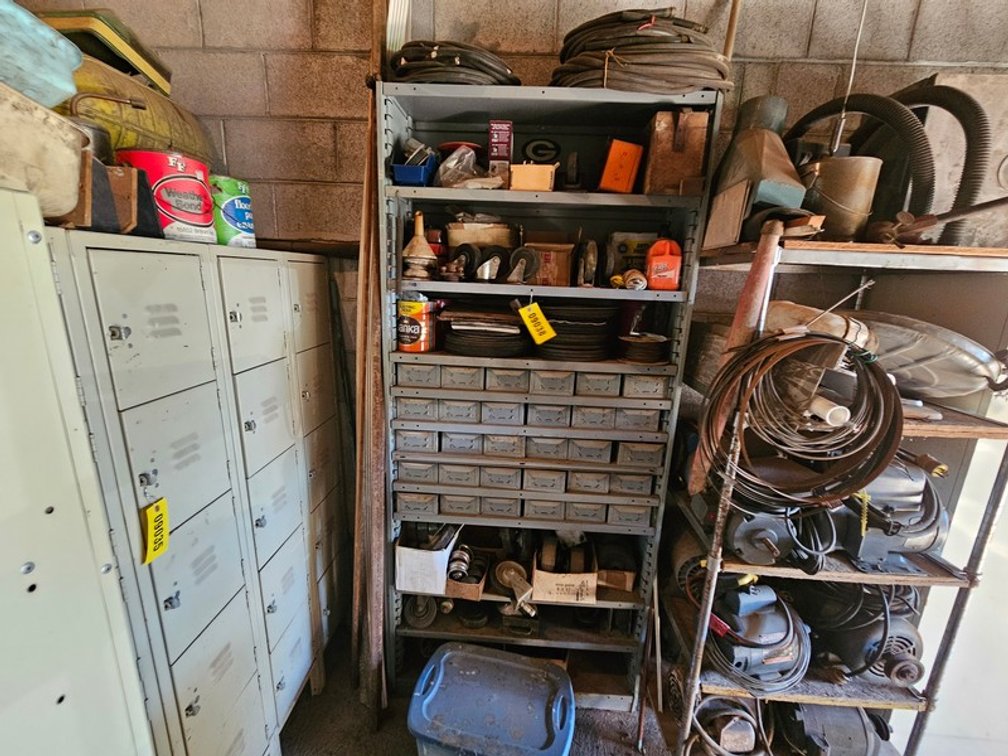 Storage Rack And Contents