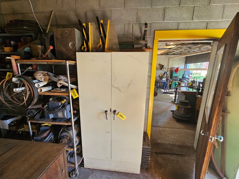 Storage Cabinet And Contents