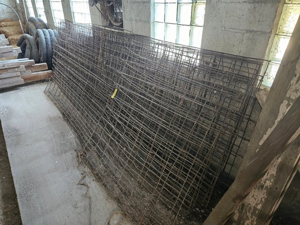 Stack Of Hog Wire Fencing