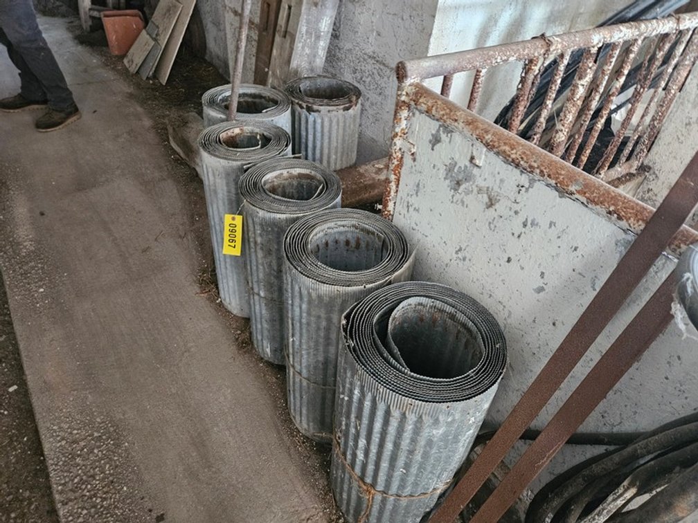 (6) Rolls Of Galvanized Paneling