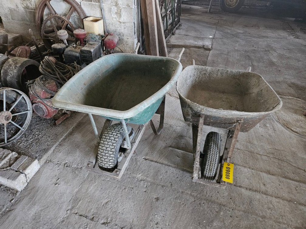 (2) Wheel Barrows