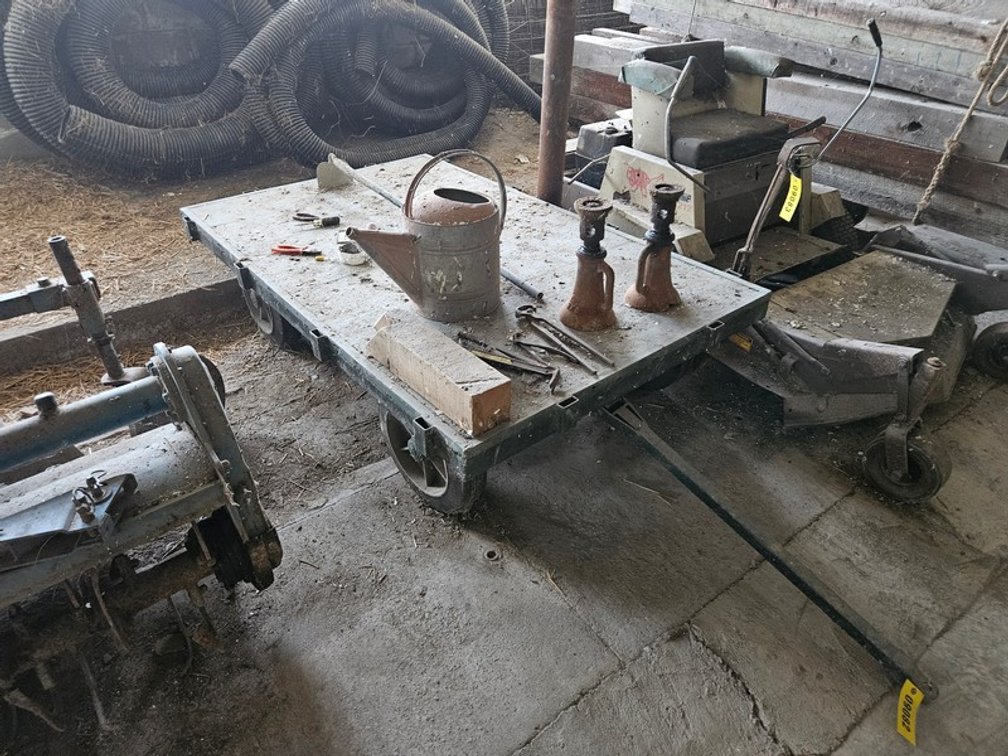 Flat Bed Garden Trailer