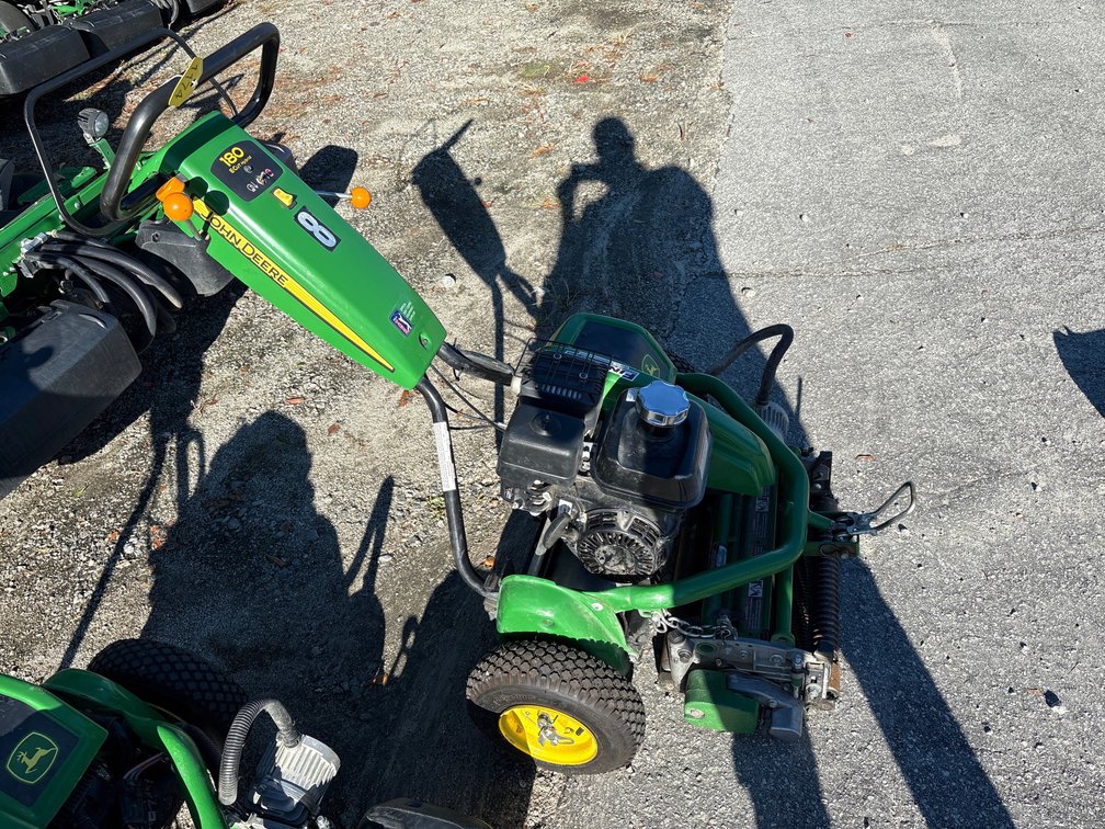 2021 John Deere 180E Walking Green Mower JD180OS5