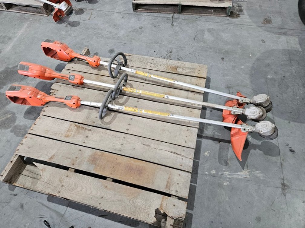 (3) Husqvarna 536 LiLX Electric String Trimmers