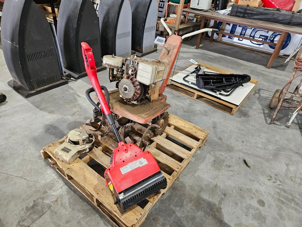 Tempo Gas Rototiller And Mantis Snow Shovel