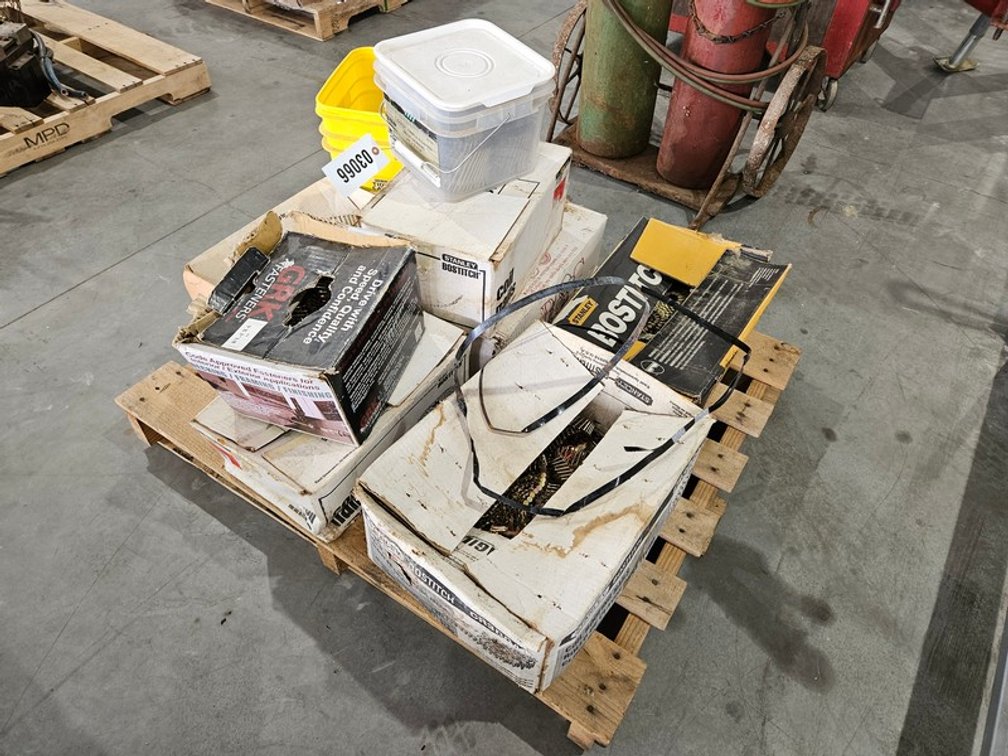 Pallet Of Assorted Coil Nails