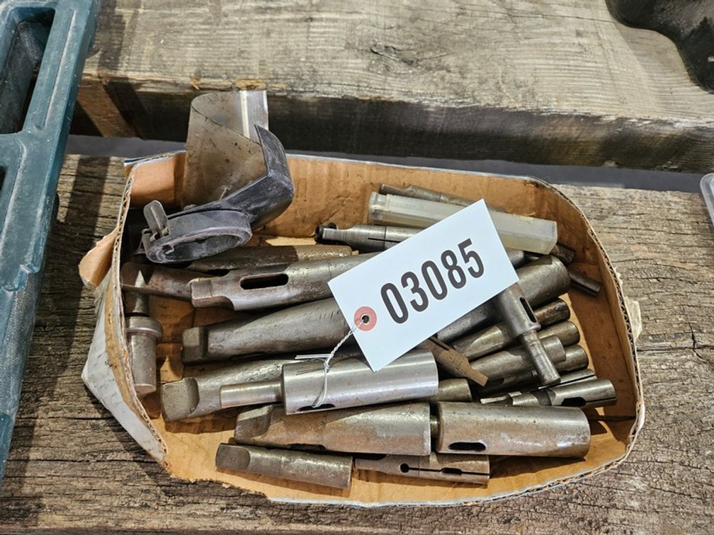 Box Of Assorted Metal Working Tools