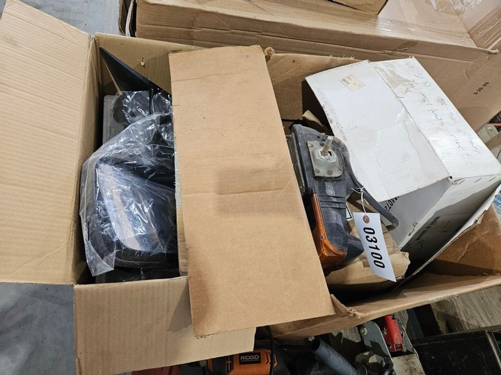 Assorted Chevy Lights And Mirrors