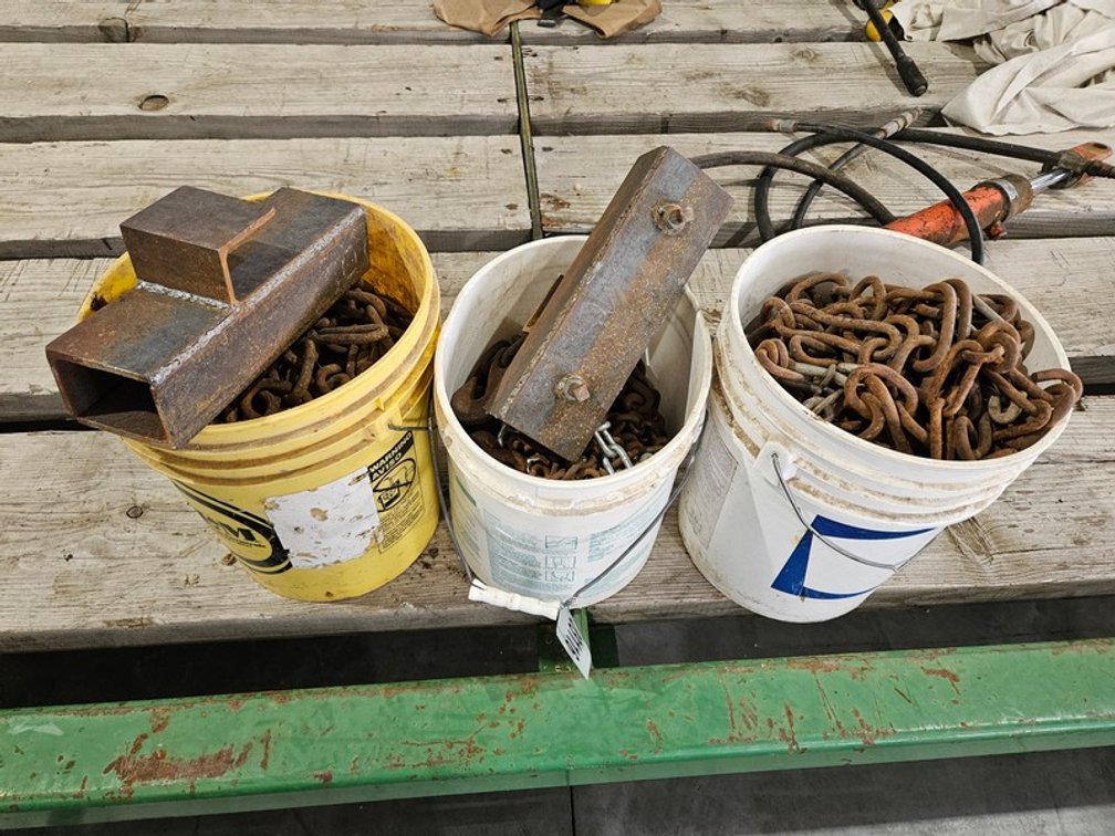 (3) Buckets Of Tire Chains